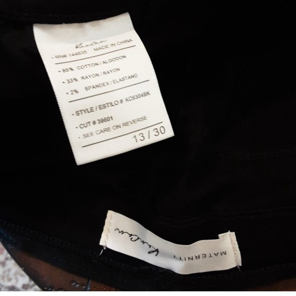 KanCan Maternity NWT Diana Black Flare Bootcut Traditional Jeans 13/30 - Picture 2 of 6
